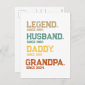 シンプルレジェンド夫ダディグランドパカスタム シーズンポストカード (正面/裏面)