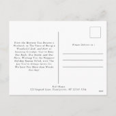 シンプルレジェンド夫ダディグランドパカスタム シーズンポストカード (裏面)