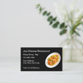 シンプルレスト中国のラン名刺 名刺 (スタンド正面)