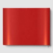 シンプルレッドゲストブック ゲストブック (裏面)