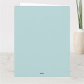 シンプルレトロピンクパステル1周年結婚記念 カード (裏面)