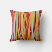 シンプルレトロ水彩枕 クッション (裏面)