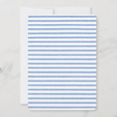 シンプルレモンツリーブルーイエローボーイベビーシャワー 招待状 (裏面)