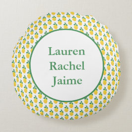 シンプルレモン ラウンドクッション