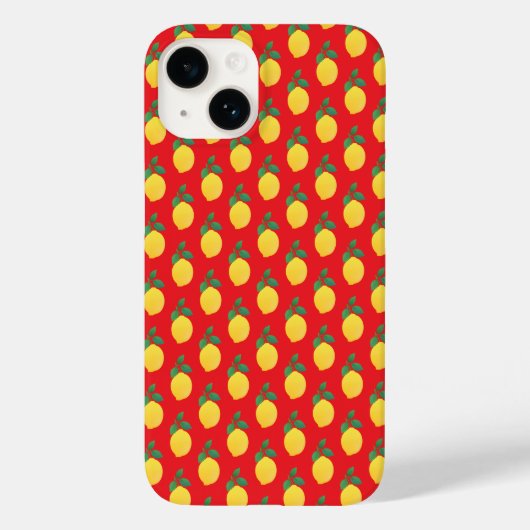 シンプルレモン Case-Mate iPhoneケース (裏面)