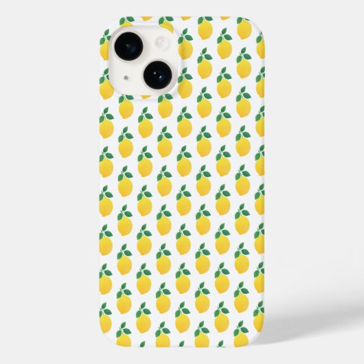 シンプルレモン Case-Mate iPhoneケース (裏面)