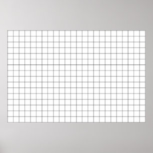 シンプルレンズ歪み格子 ポスター