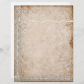 シンプルレースレターヘッド (正面/裏面)