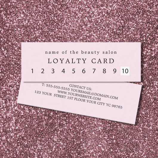 シンプルロイヤリティエレガントバラホワイト美しい ロイヤリティカード