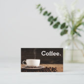 シンプルロイヤリティカップとBeansパンチカード ロイヤリティカード (スタンド正面)