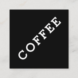 シンプルロイヤリティダークコーヒーパンチカード角度 ロイヤリティカード