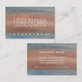 シンプルロイヤリティパンチカード ロイヤリティカード (正面/裏面)