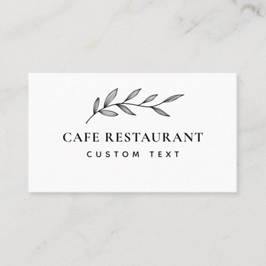 シンプルロエレガントゴまたはQRホスピタリティ事業 名刺 (正面)