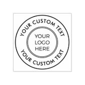 シンプルロカスタムゴ文字ビジネスゴム印 ラバースタンプ (インプリント)