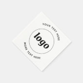 シンプルロカスタムゴ文字 スタンダードカクテルナプキン (角)