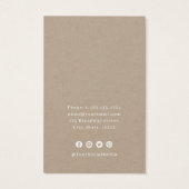 シンプルロカスタムゴ・クラフト・イヤリング表示 (裏面)