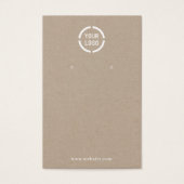 シンプルロカスタムゴ・クラフト・イヤリング表示 (正面)