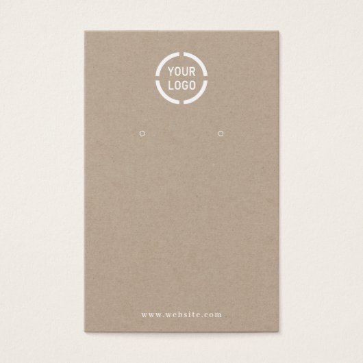 シンプルロカスタムゴ・クラフト・イヤリング表示 (正面)