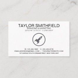 シンプルロケットモダンプロフェッショナル名刺 名刺