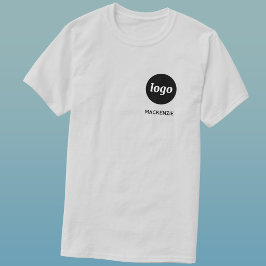シンプルロゴとテキストのビジネスTシャツ Tシャツ