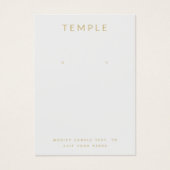 シンプルロゴのイヤリング表示カードを追加する (正面)