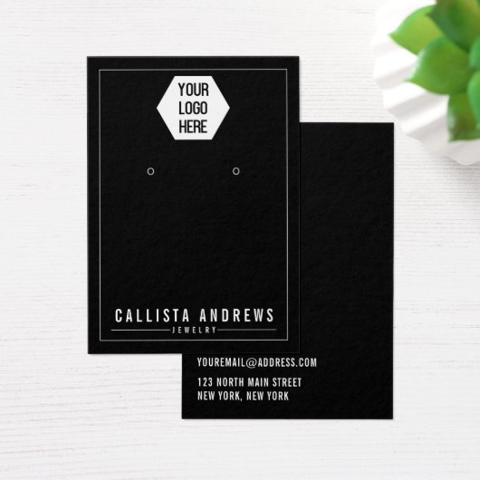 シンプルロゴのイヤリング表示カードを追加する (デスク)