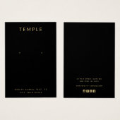 シンプルロゴのイヤリング表示カードを追加する (正面&裏面)