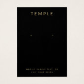 シンプルロゴのイヤリング表示カードを追加する (正面)