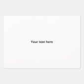 シンプルロゴのビジミニマルネス用の折り返しカスタムを追加 ラッピングペーパーシート (正面3)