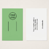 シンプルロゴのヘアクリップ表カスタム示を追加する (正面&裏面)