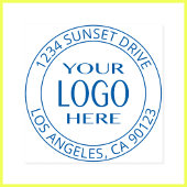 シンプルロゴの交換とカスタマイズ可能な文字 セルフインキングスタンプ