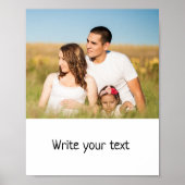 シンプルロゴの文字名のポスターの追加 ポスター (正面)