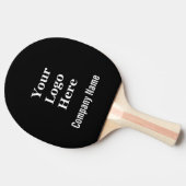 シンプルロゴの白黒はこちらテンプレート 卓球ラケット (横)