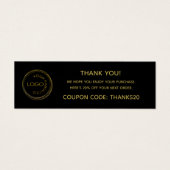 シンプルロゴの追加ありがとうエンクロージャブラック (正面)