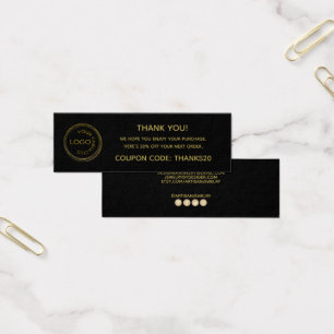 シンプルロゴの追加ありがとうエンクロージャブラック