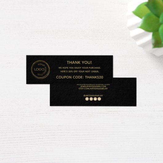 シンプルロゴの追加ありがとうエンクロージャブラック (デスク)