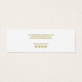 シンプルロゴの追加お礼パッケージ挿入 (裏面)