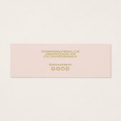 シンプルロゴの追加お礼パッケージ挿入 (裏面)