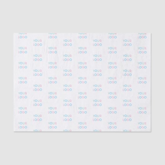 シンプルロゴの追加ティッシュペーパー 薄葉紙 (正面)