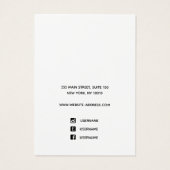 シンプルロゴの追加ホワイトイヤリングとネックレスディスプレイ (裏面)