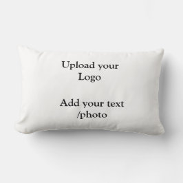 シンプルロゴの追加文字詳細のスローp ランバークッション