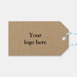 シンプルロゴの追加文字詳細ギフト ギフトタグ