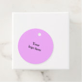 シンプルロゴの追加文字詳細ギフト フェイバータグ (インサイチュ)