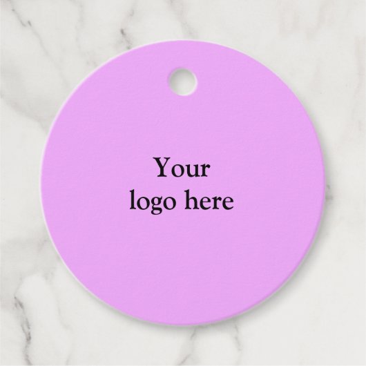 シンプルロゴの追加文字詳細ギフト フェイバータグ (正面)