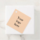 シンプルロゴの追加文字詳細ギフト フェイバータグ (インサイチュ)