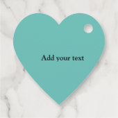 シンプルロゴの追加文字詳細ギフト フェイバータグ (裏面)