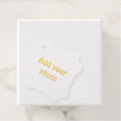 シンプルロゴの追加文字詳細フォイル フェイバータグ (箱)