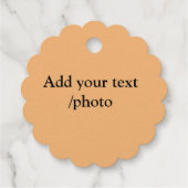 シンプルロゴの追加文字詳細フォイル フェイバータグ (裏面)