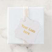 シンプルロゴの追加文字詳細フォイル フェイバータグ (箱)