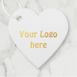 シンプルロゴの追加文字詳細フォイル フェイバータグ